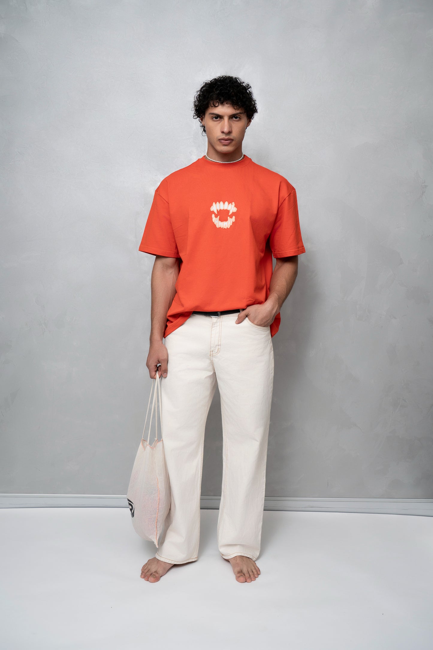 Big Dawgs Orange Oversized T-Shirt
