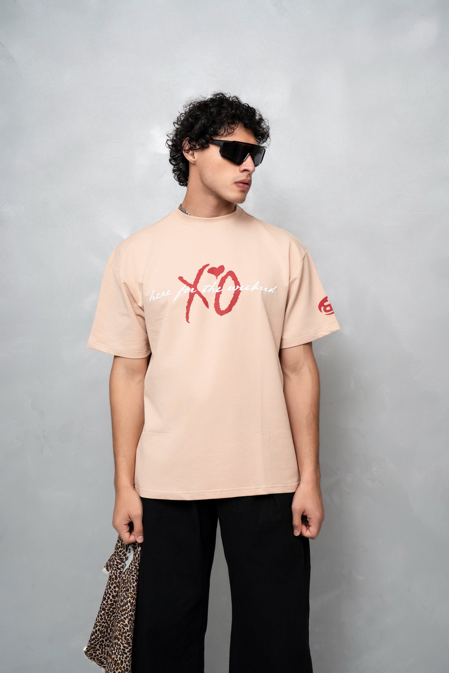 Here for The Weeknd Oversized T-shirt