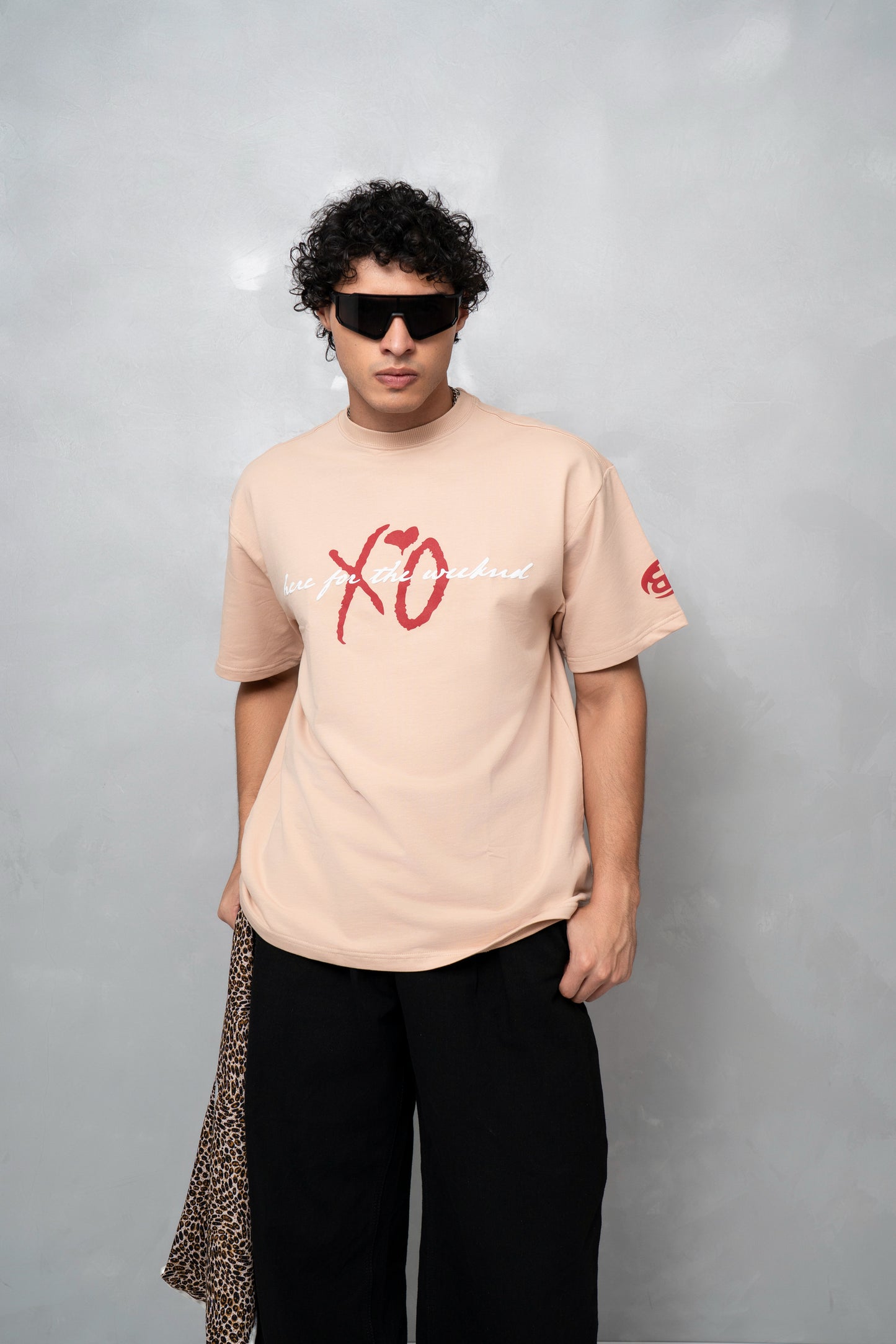Here for The Weeknd Oversized T-shirt