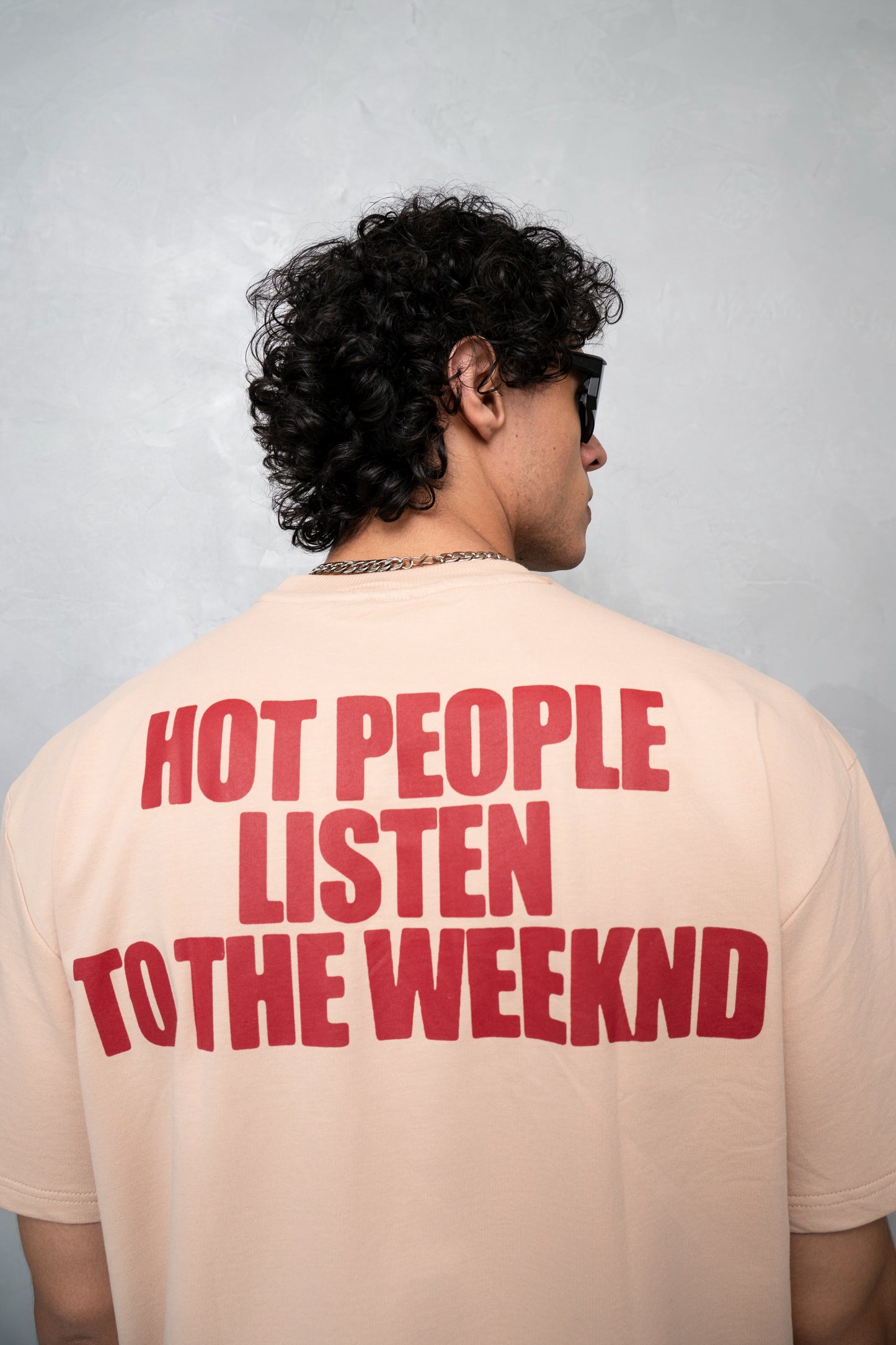 Here for The Weeknd Oversized T-shirt