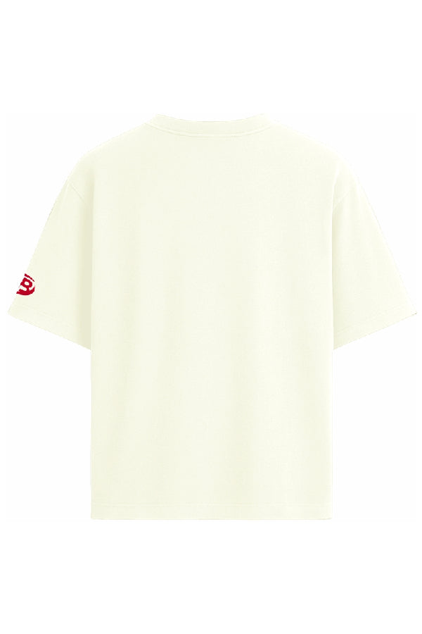 All Rights Reserved-Off White Oversized T-shirt