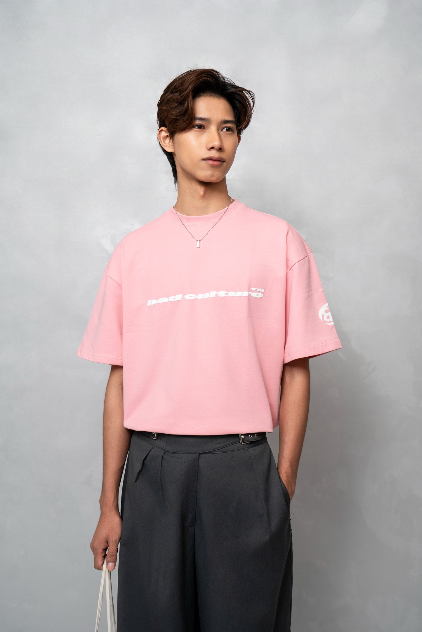 Bad Culture Pink Oversized T-shirt