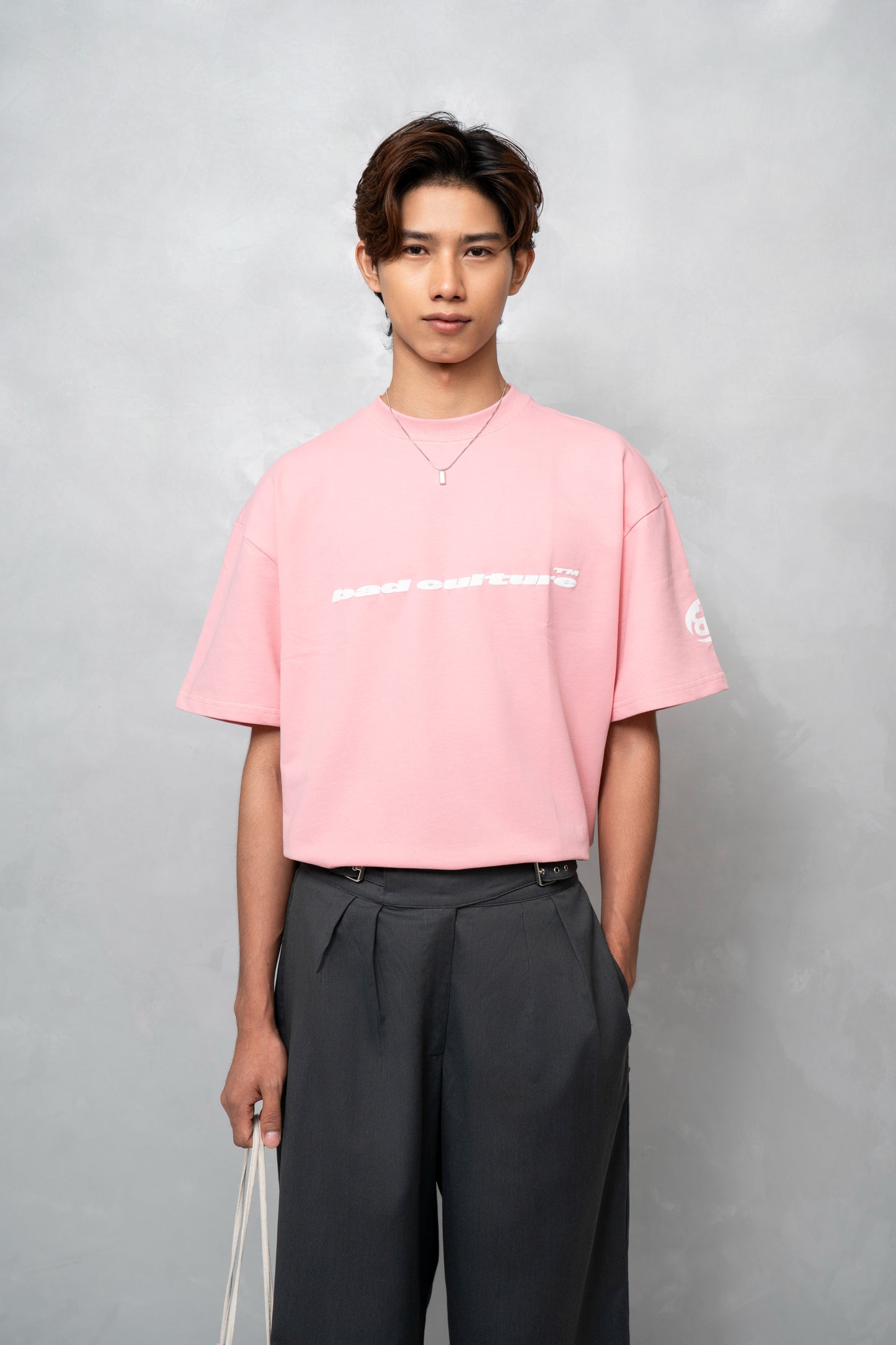 Bad Culture Pink Oversized T-shirt