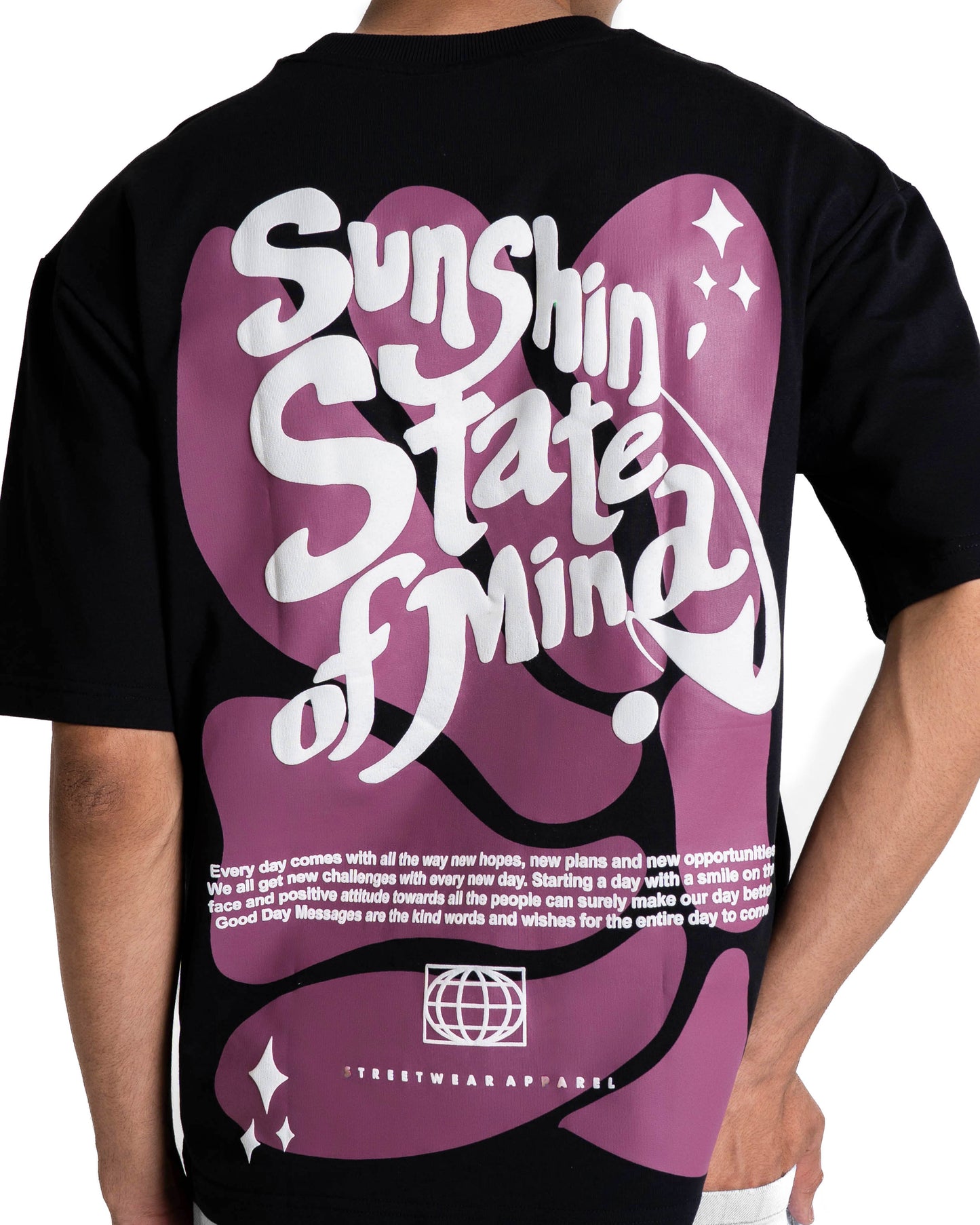 Hope Black Oversized T-Shirts