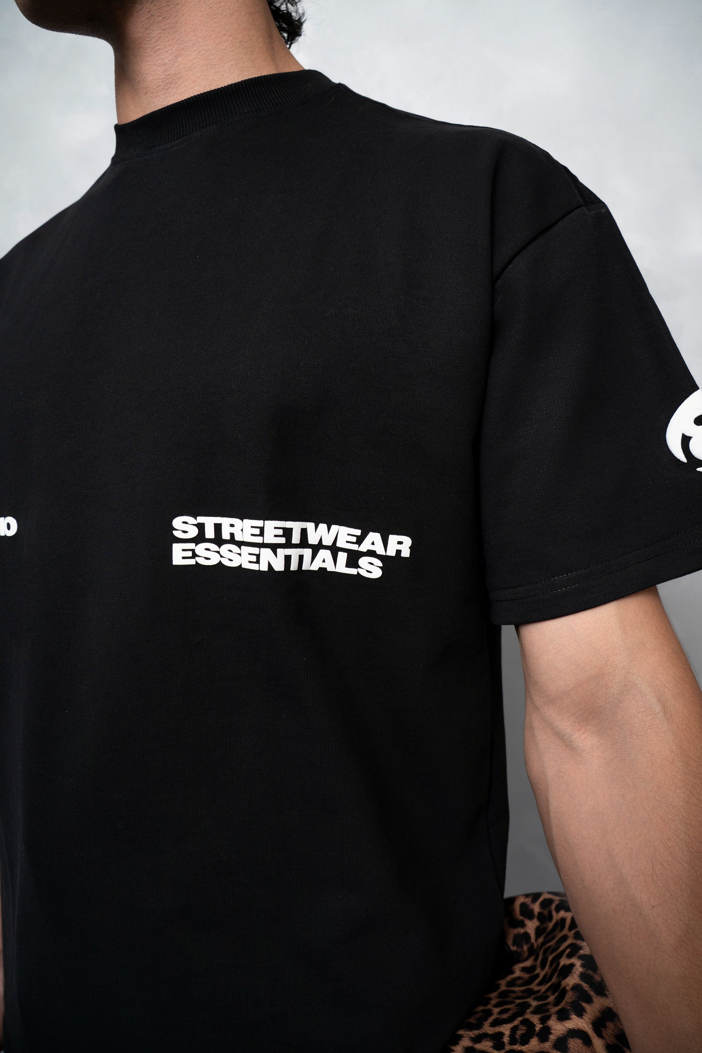 B&B Essential Black Oversized T-shirt