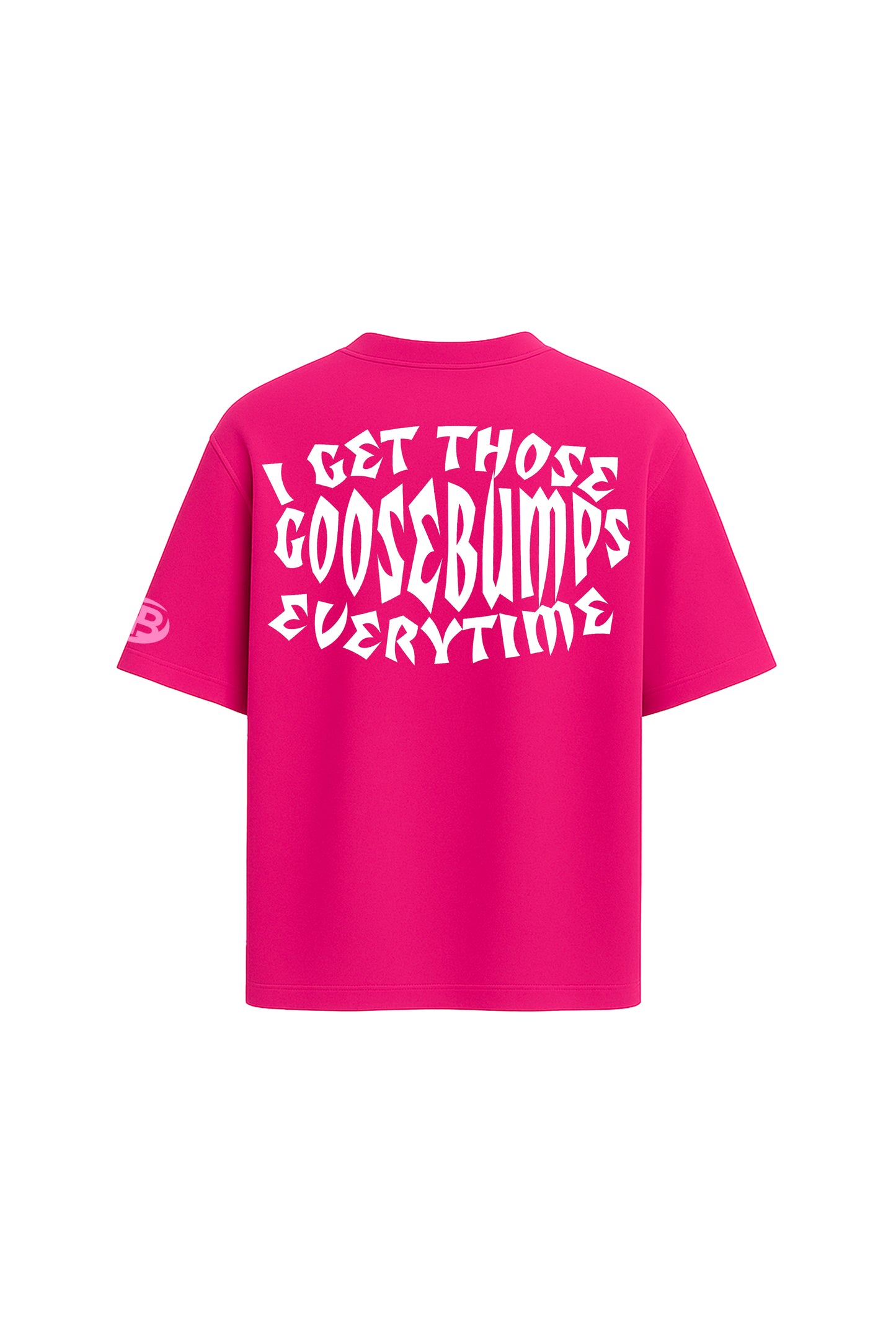 Goosebumps Pink Oversized T-Shirt