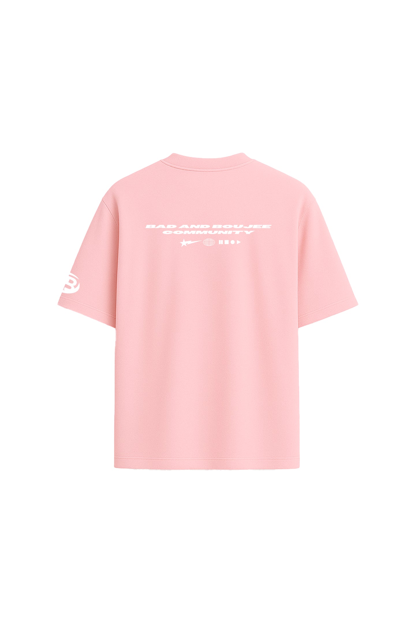 Bad Culture Pink Oversized T-shirt