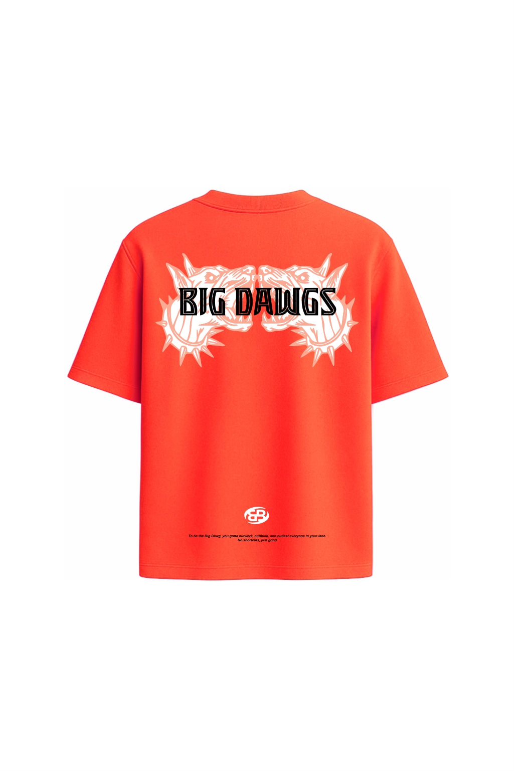 Big Dawgs Orange Oversized T-Shirt