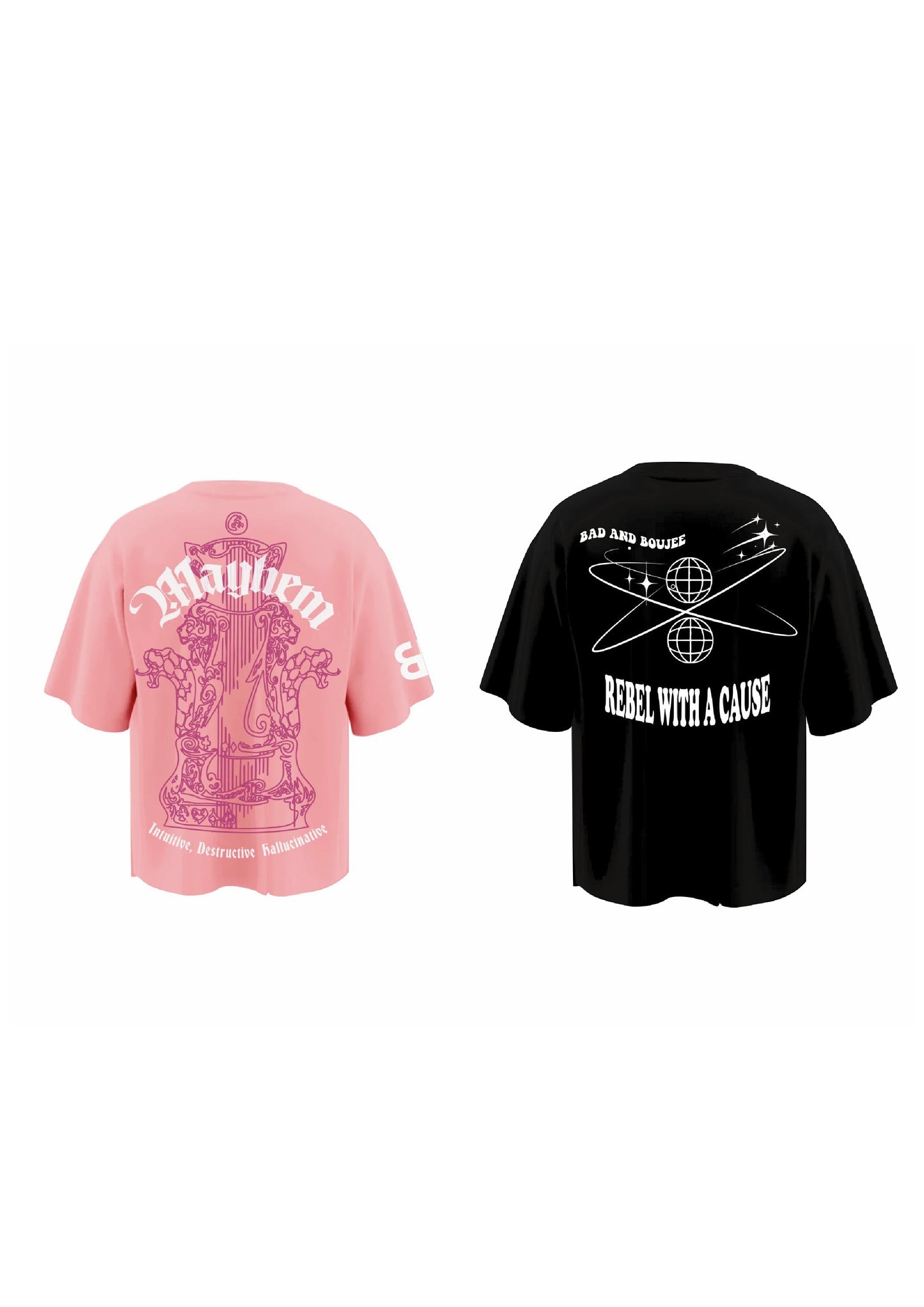 COMBO REBEL WITH A CAUSE + MAYHEM ( PINK )