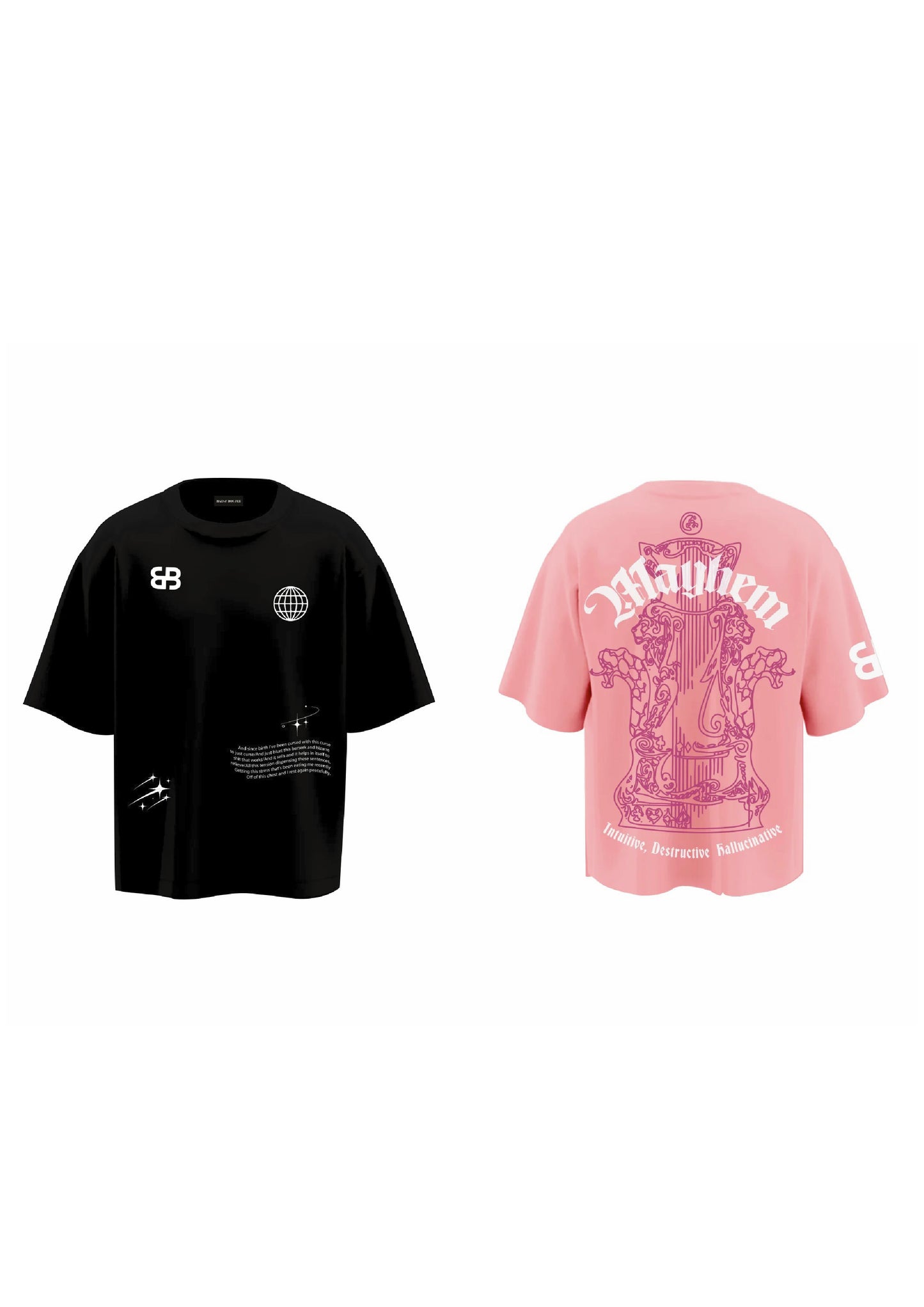 COMBO REBEL WITH A CAUSE + MAYHEM ( PINK )