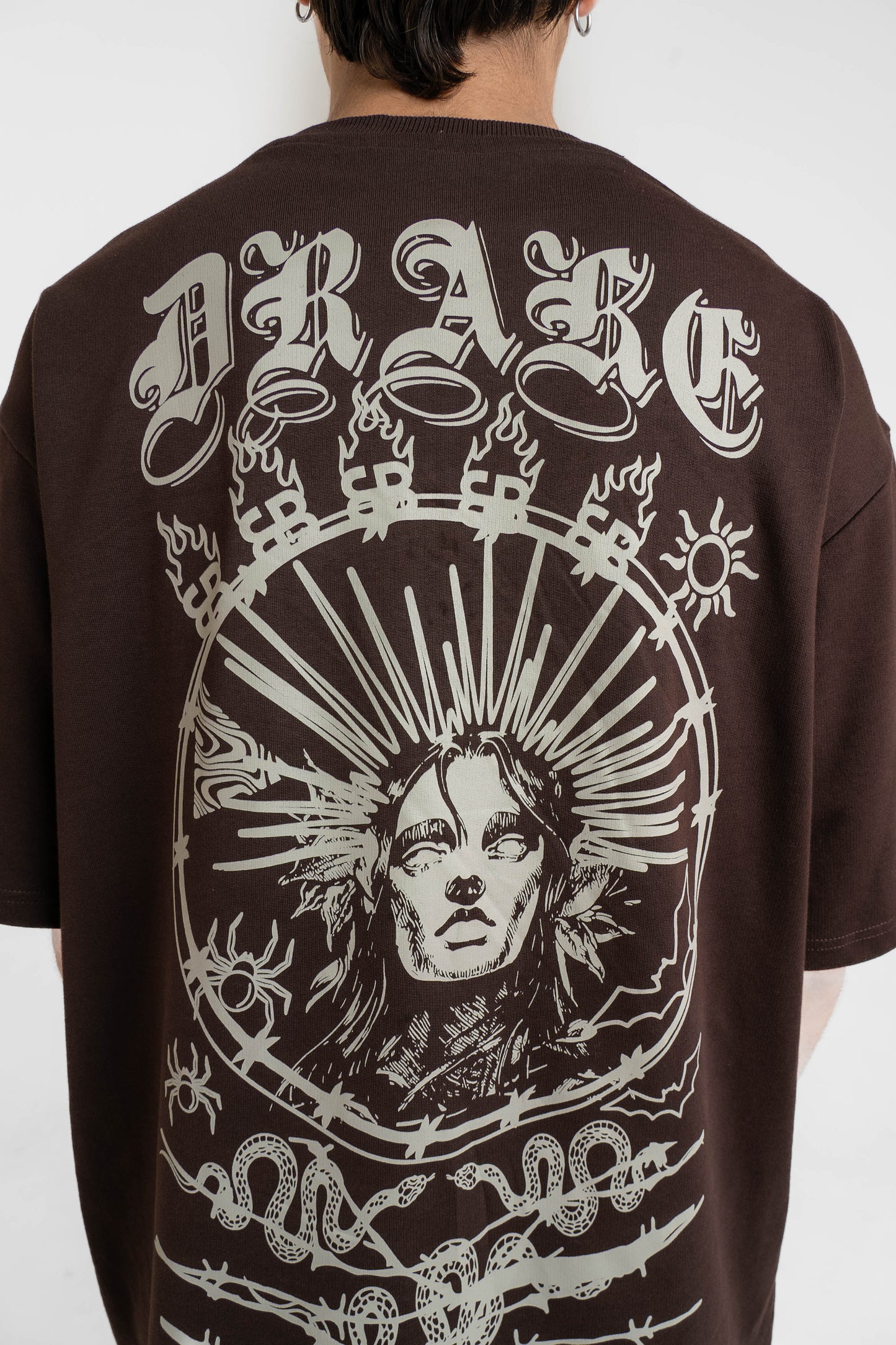 BB Keeper Brown Oversized T-Shirts