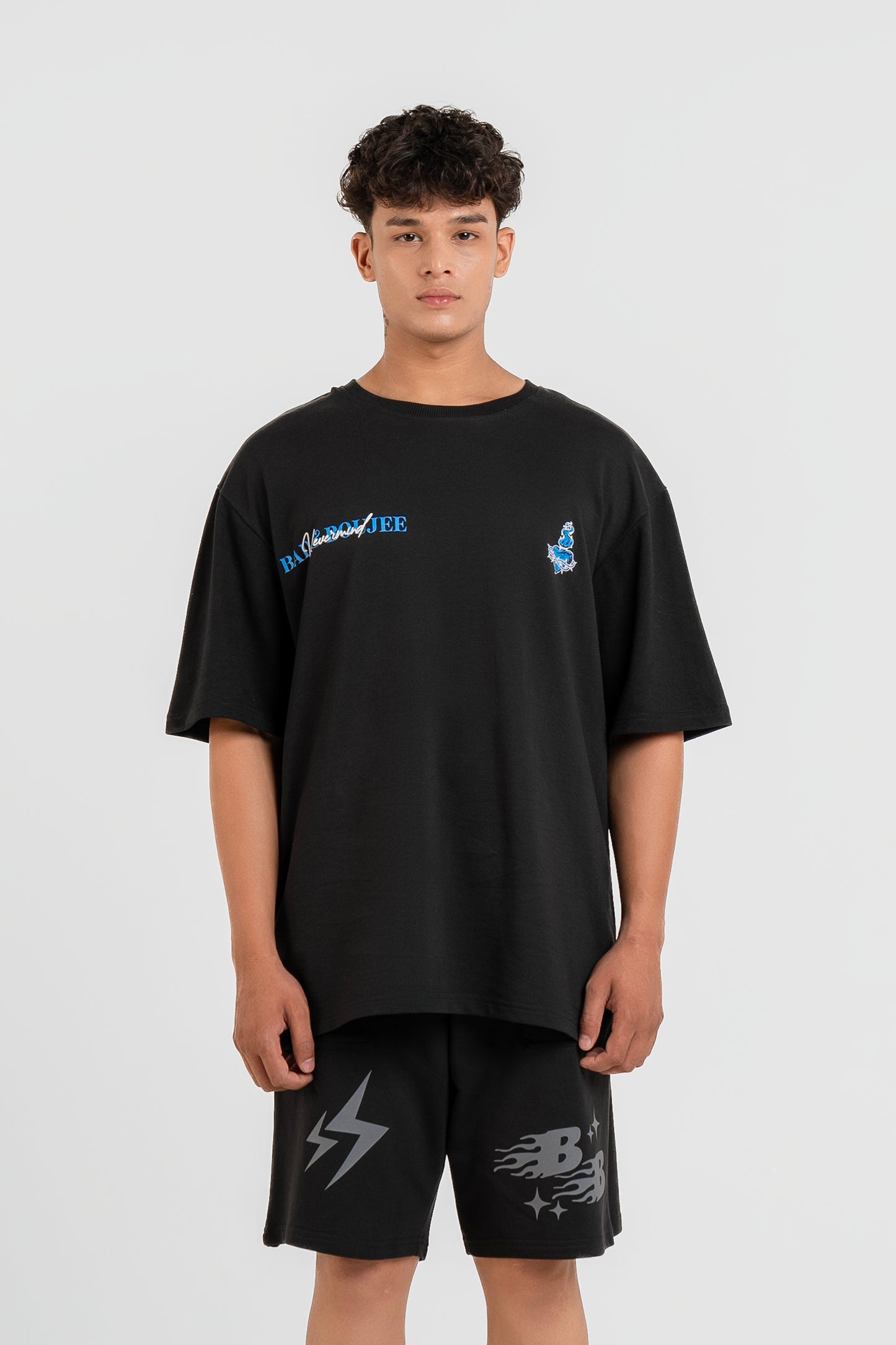 Boujee lounge shorts- Black