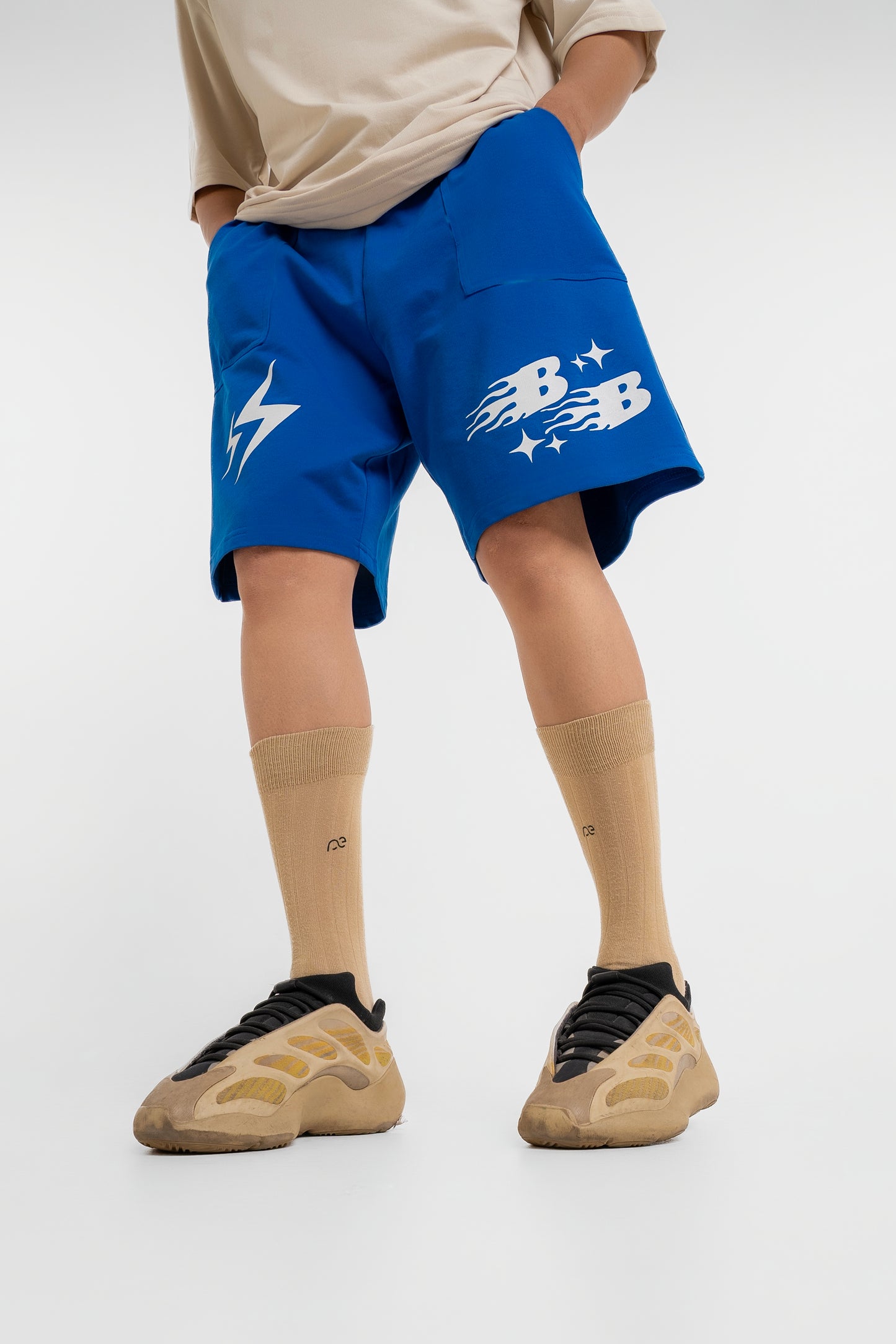 Boujee Lounge Blue Shorts