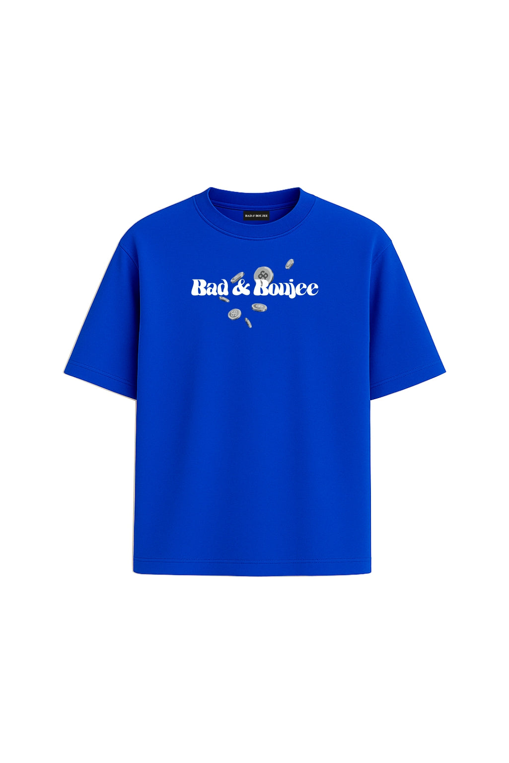 Cash Rules Blue Oversized T-Shirt