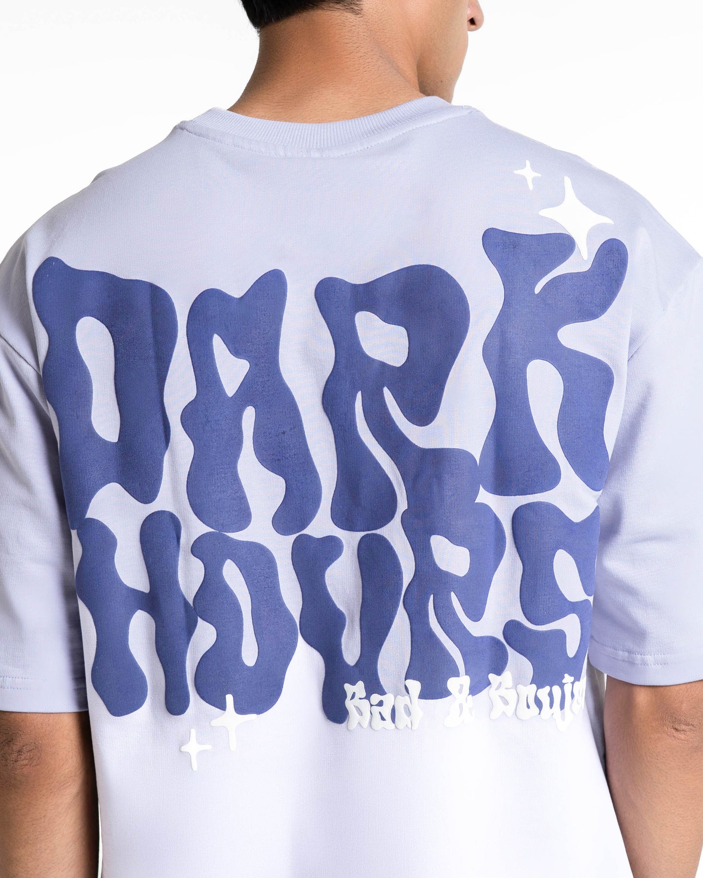 Dark Hours Lilac Purple Oversized T-Shirts