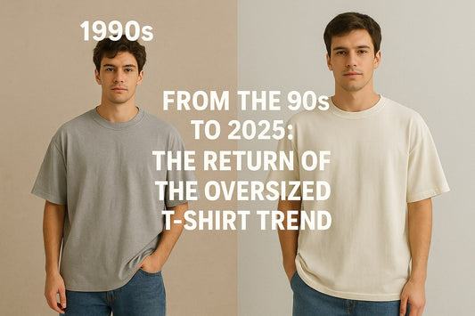 From the 90s to 2025 The Return of the Oversized T-shirt Trend