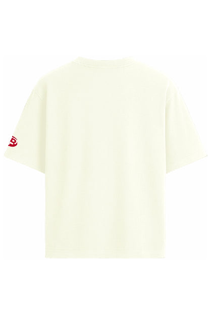 All Rights Reserved-Off White Oversized T-shirt