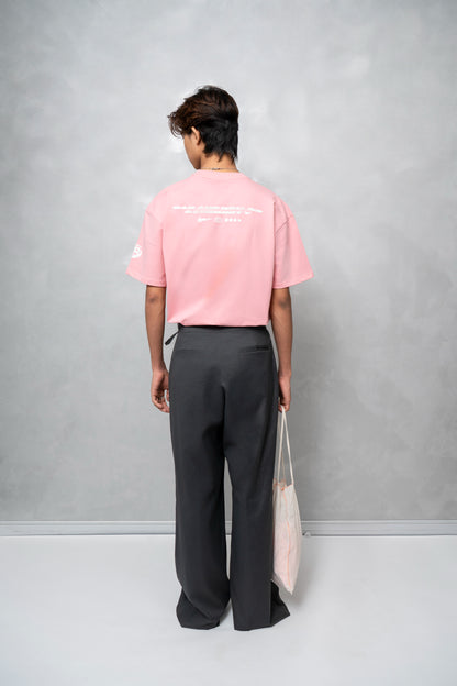 Bad Culture Pink Oversized T-shirt