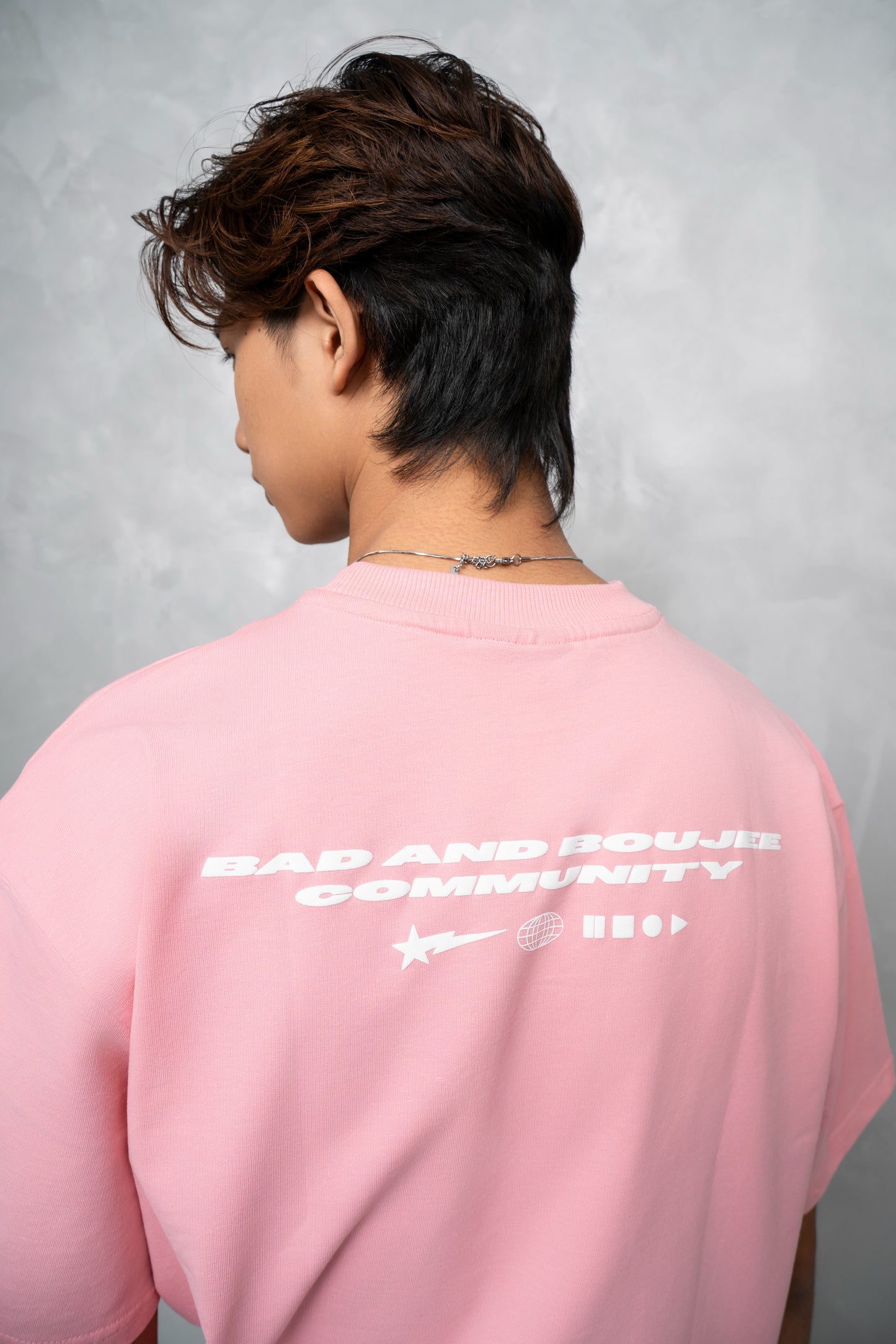Bad Culture Pink Oversized T-shirt