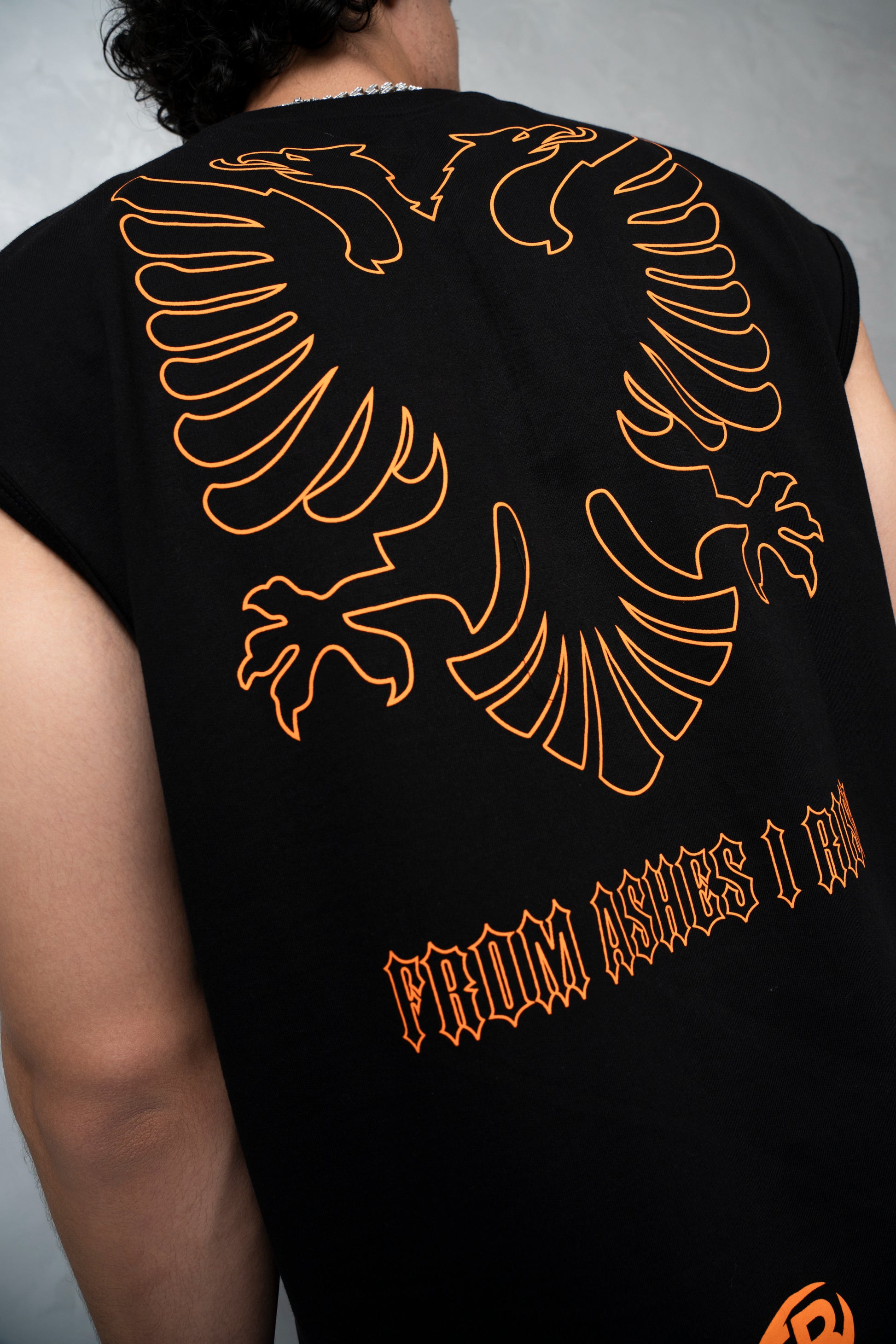 From Ashes I Rise Black Vest
