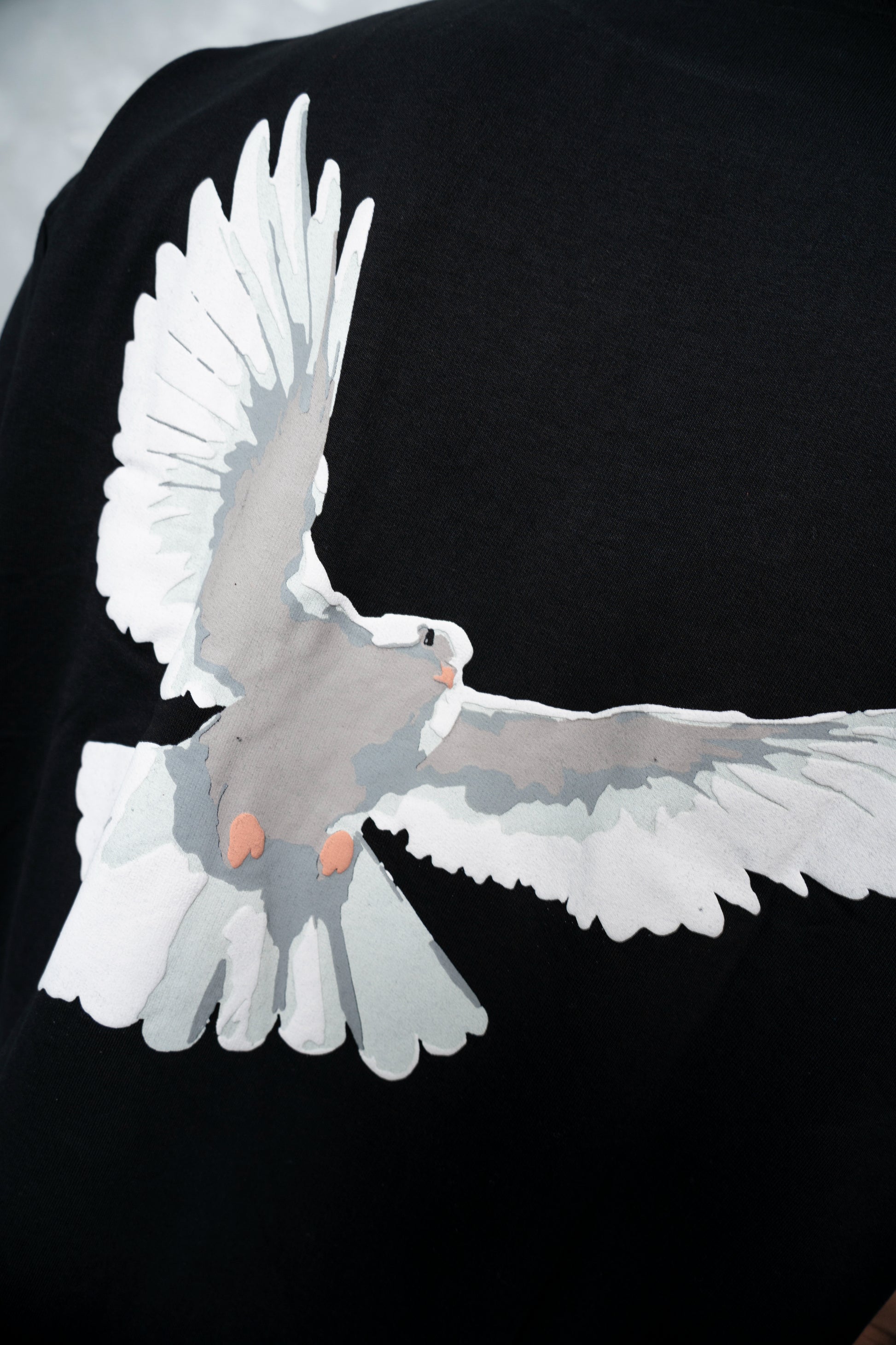 Flight Mode Black Oversized T-shirt