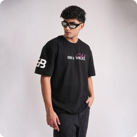 Faith Black Oversized T-Shirts