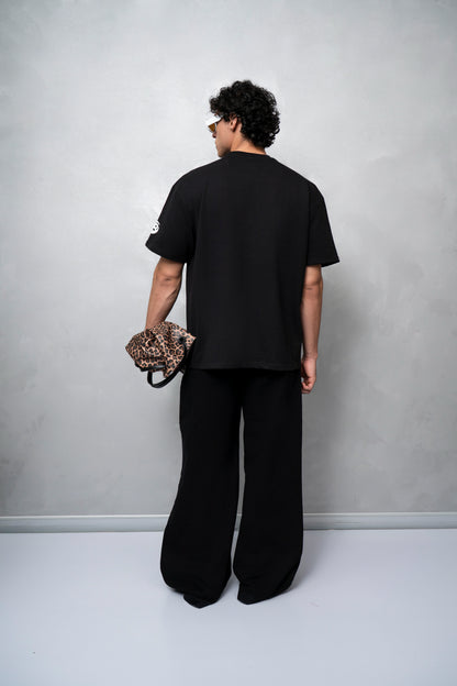B&B Essential Black Oversized T-shirt