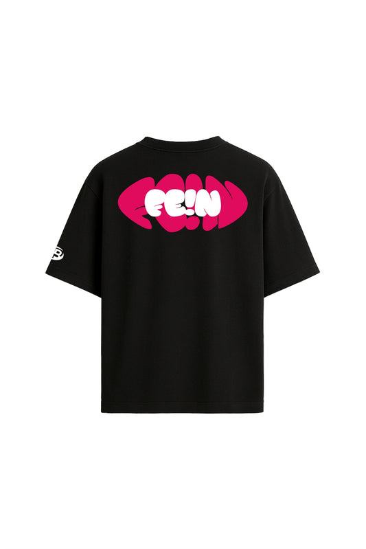 Fein Black Oversized T-shirt