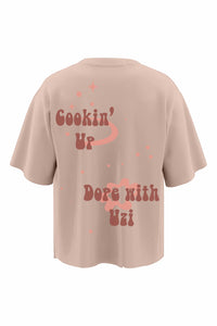 Bad & Boujee Hazelnut Oversized T-shirt