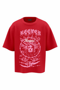 BB Keeper Red Oversized T-shirt