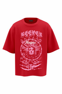 BB Keeper Red Oversized T-shirt