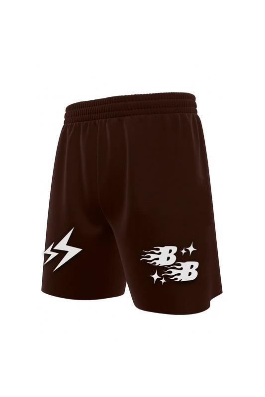 Boujee Lounge Brown Shorts 