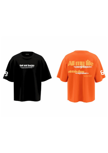 COMBO IN MY FEELING ( BLACK ) + ALL MY LIFE ( ORANGE )