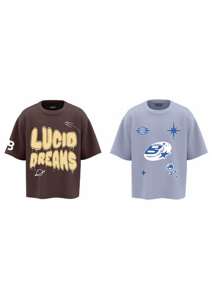 COMBO LUCID DREAMS ( BROWN ) + B STAR ( LILAC )