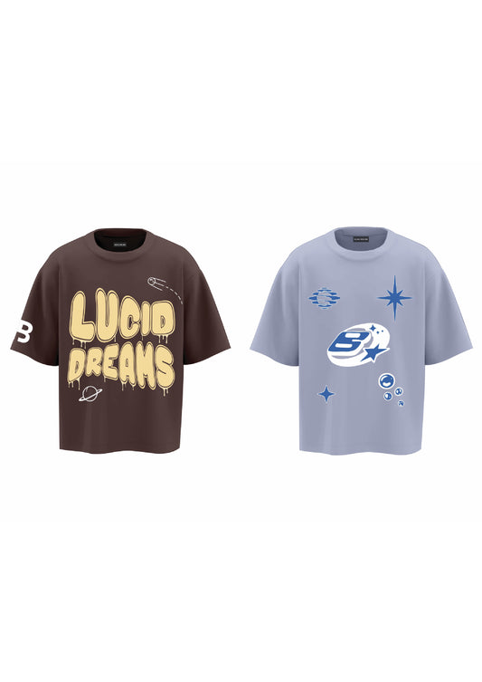 COMBO LUCID DREAMS ( BROWN ) + B STAR ( LILAC )
