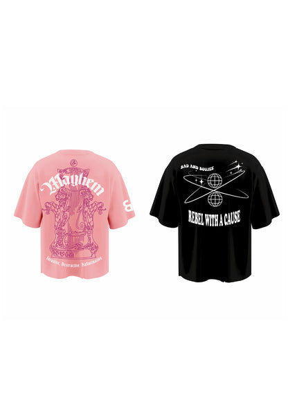 COMBO REBEL WITH A CAUSE + MAYHEM ( PINK )