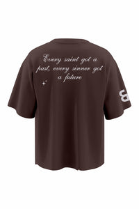 Deja Vu Brown Oversized T-shirt