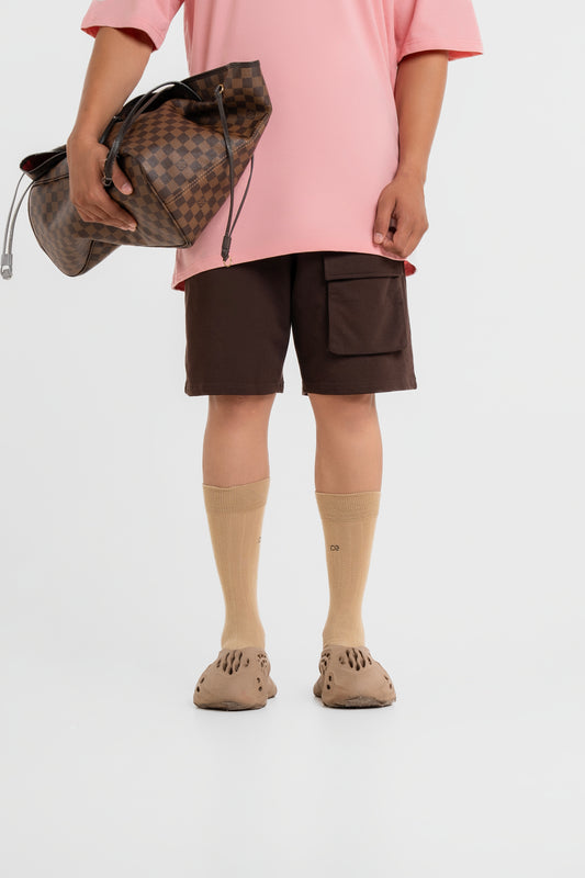 Lounge shorts- Brown