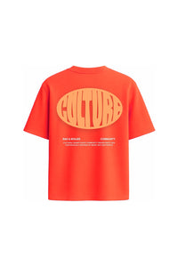 For the Culture Orange Oversized T-shirt
