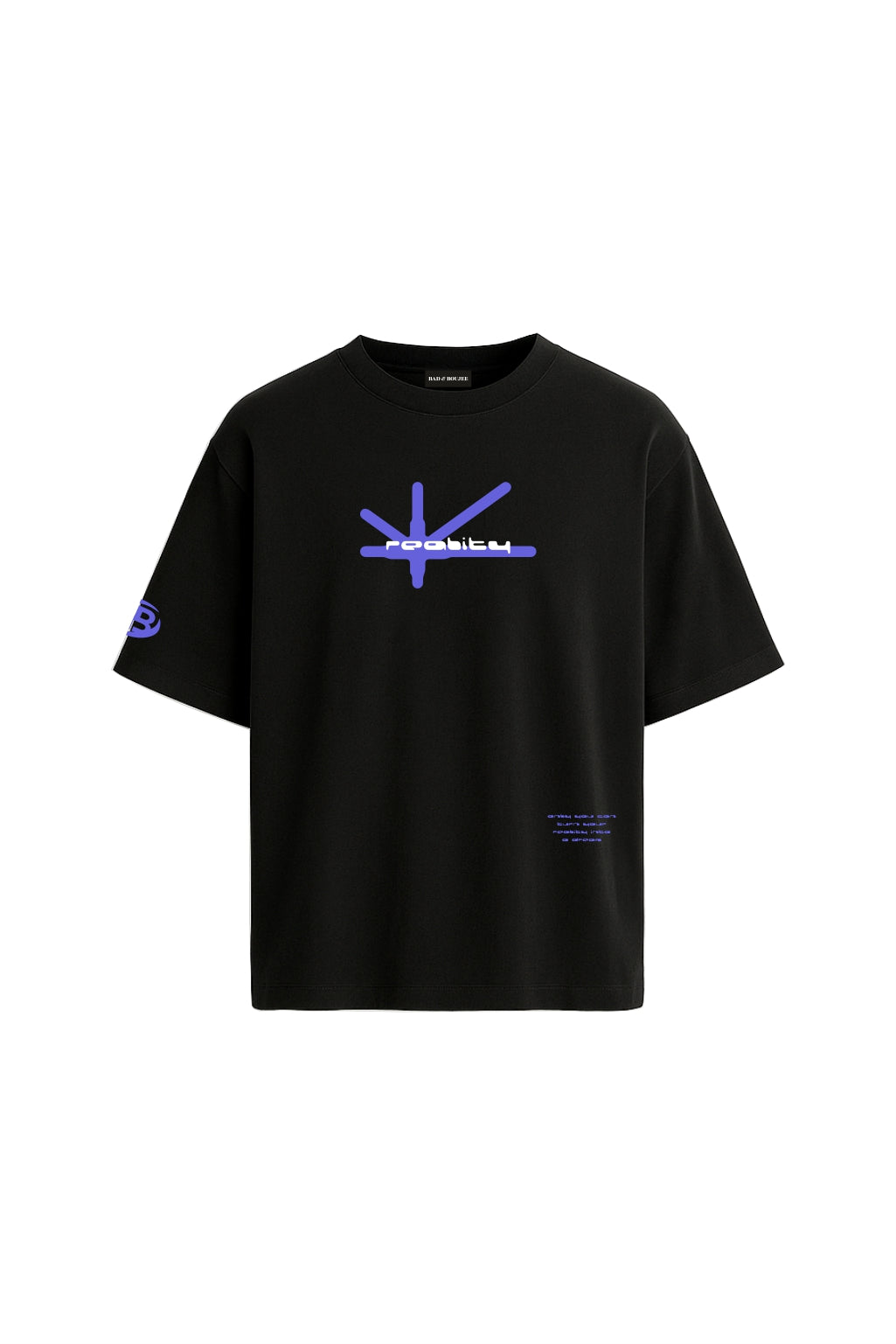 Reality Check Black Oversized T-shirt