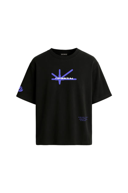 Reality Check Black Oversized T-shirt