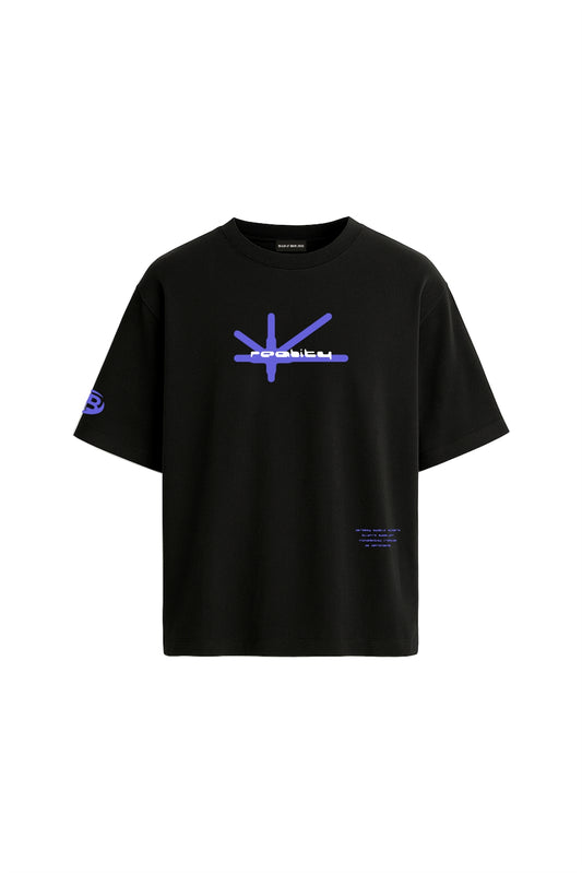 Reality Check Black Oversized T-shirt