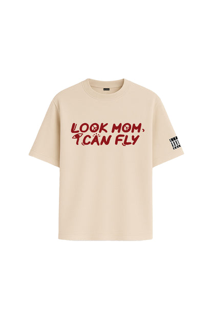 Look Mom I Can Fly Oversized T-shirt