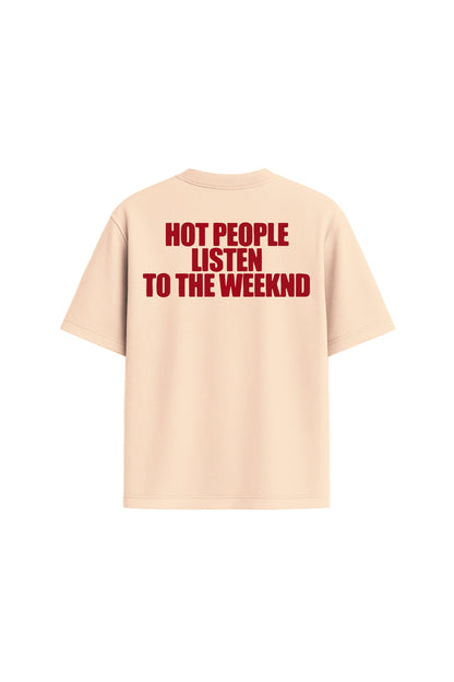 Here for The Weeknd Oversized T-shirt