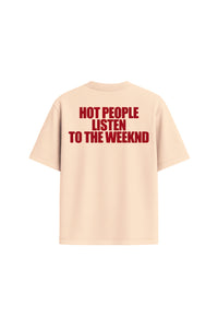 Here for The Weeknd Oversized T-shirt