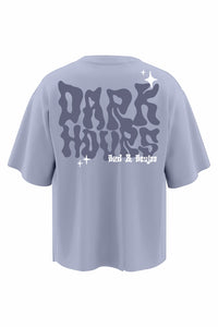 Dark Hours Lilac Oversized T-shirt