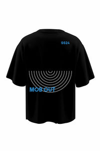 Mob Out Black Oversized T-shirt