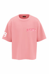 Money On My Mind Pink Oversized T-shirt