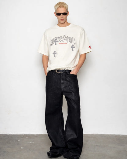 Freesoul White Oversized T-shirt