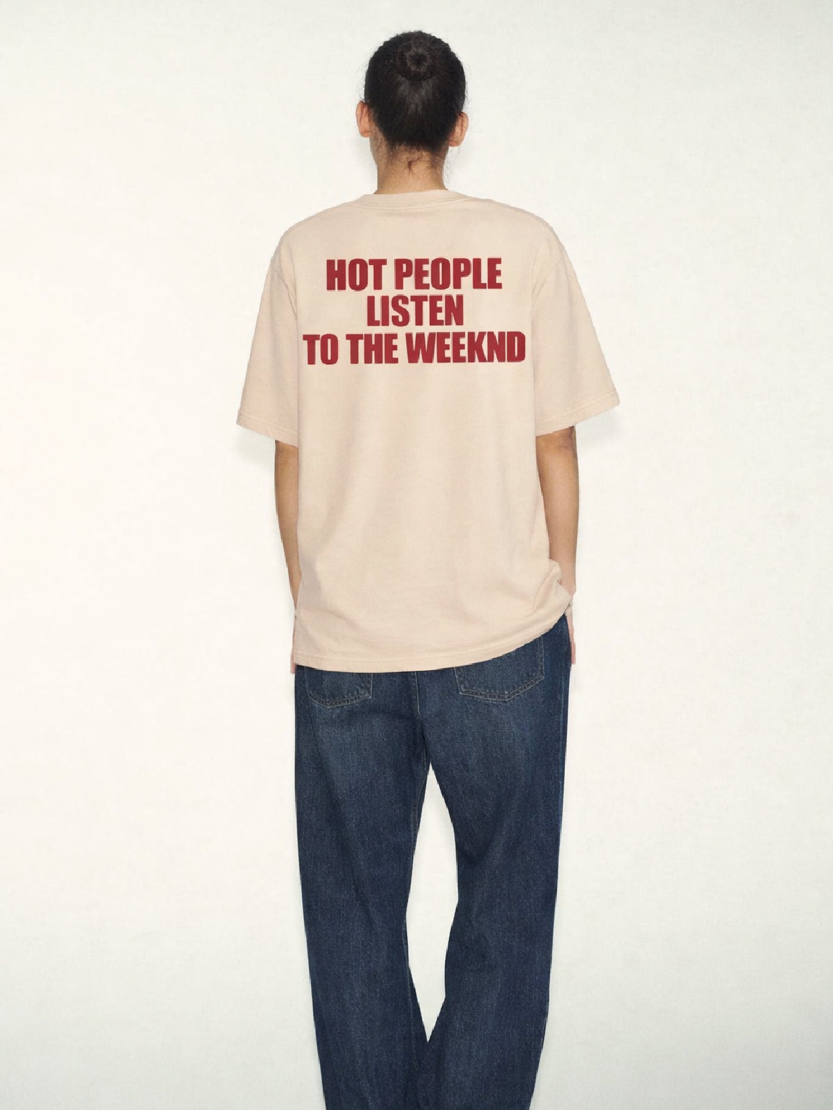 Here for The Weeknd Oversized T-shirt